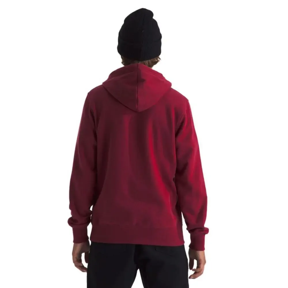 THE NORTH FACE Men Half Dome Hoodie Medium Red Beetroot Sweatshirt NWT